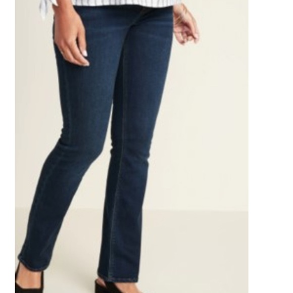 Old Navy Maternity rockstar Demi-boot denim jeans - Picture 1 of 6